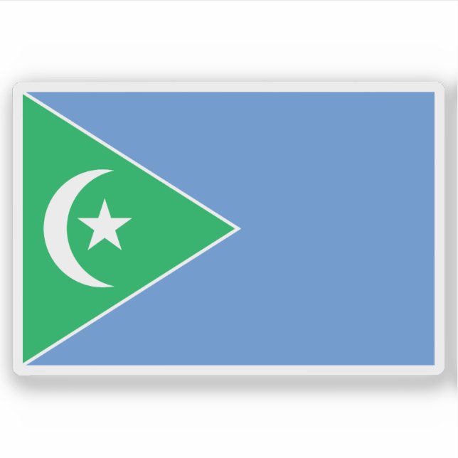 Flagge des Staat von Galmudug, Somalia (2009-2010) Aufkleber (Vorderseite)