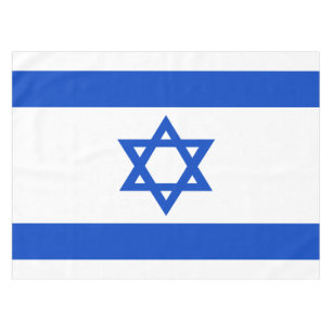 Flagge des Staat von Israel Tischdecke