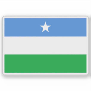 Flagge des Staat von Puntland, Somalia (2009-2009) Aufkleber