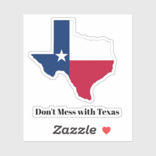 Flagge des Staat von Texas Aufkleber
