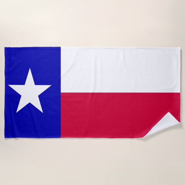 Flagge des Staat von Texas Strandtuch (Vorderseite)