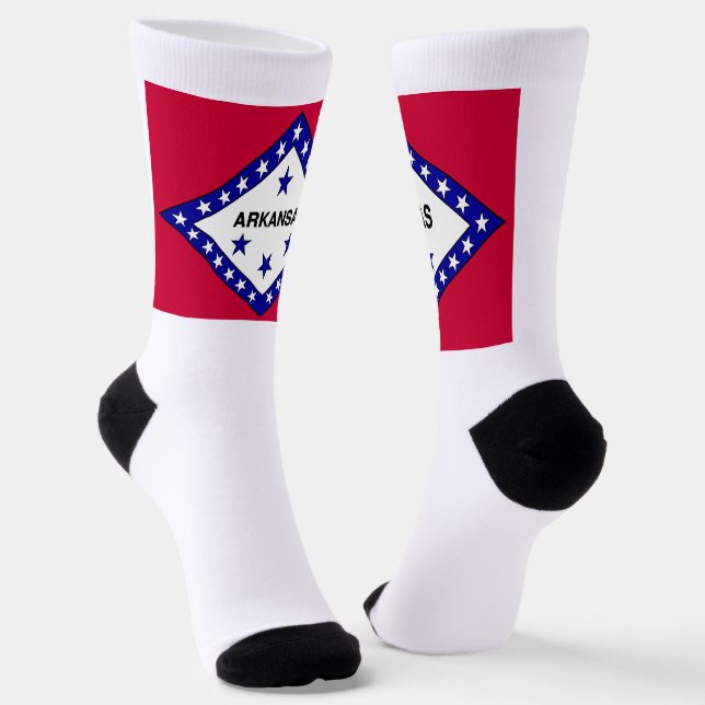 Flagge des Staates Arkansas Socken (Gewinkelt)