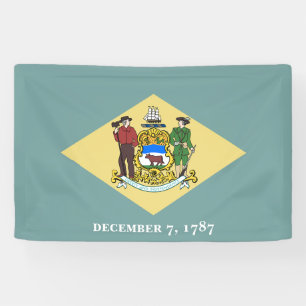 Flagge des Staates Delaware Banner