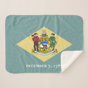 Flagge des Staates Delaware Sherpadecke