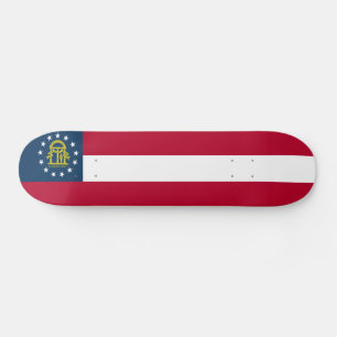 Flagge des Staates Georgia Skateboard
