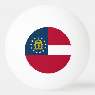Flagge des Staates Georgia Tischtennisball