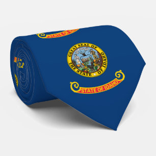 Flagge des Staates Idaho Krawatte