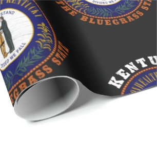 FLAGGE DES STAATES KENTUCKY BLUEGRASS GESCHENKPAPIER