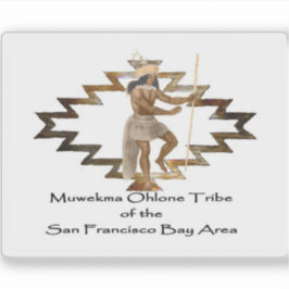 Flagge des Stamms Muwekma Ohlone, USA Aufkleber