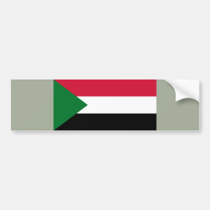 Flagge des Sudan Autoaufkleber