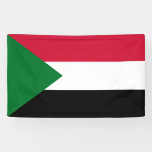 Flagge des Sudan Banner