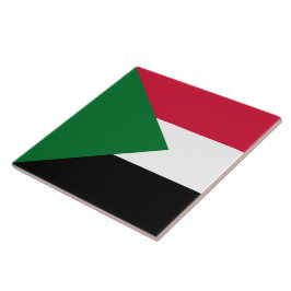 Flagge des Sudan Fliese