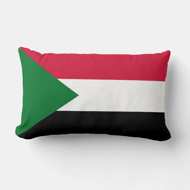 Flagge des Sudan Lendenkissen (Vorderseite)