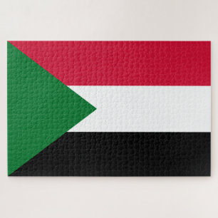 Flagge des Sudan Puzzle