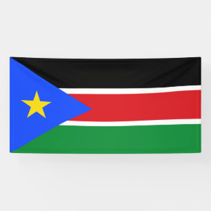 Flagge des Südsudan Banner