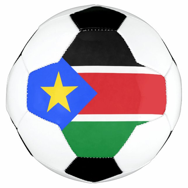 Flagge des Südsudan Fußball (Vorderseite)