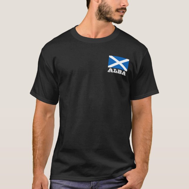 Flagge des T - Shirt Alba (Vorderseite)