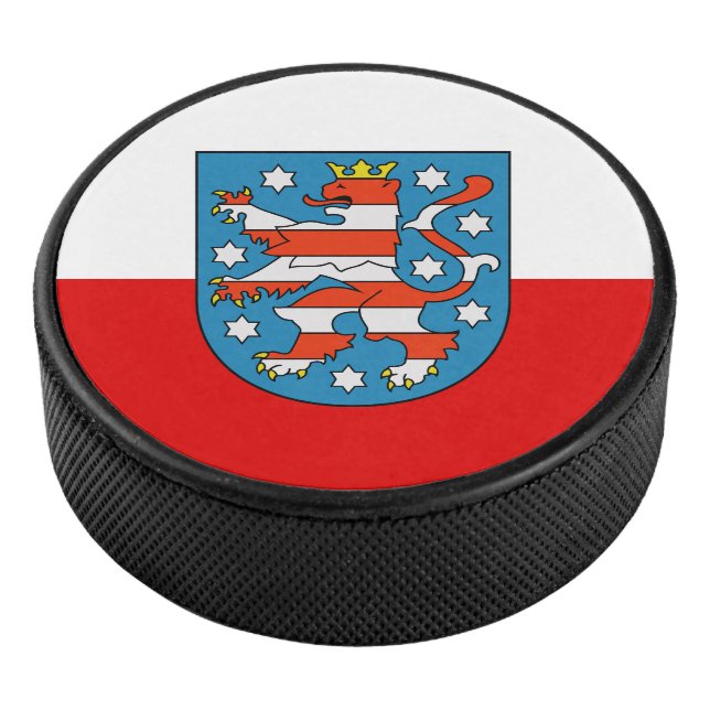 Flagge des Thüringer Hockey Puck (3/4)