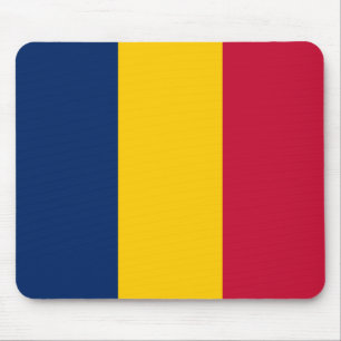 Flagge des Tschad (afrikanisches Land) Mousepad