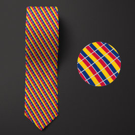 Flagge des Tschad-Musters Krawatte