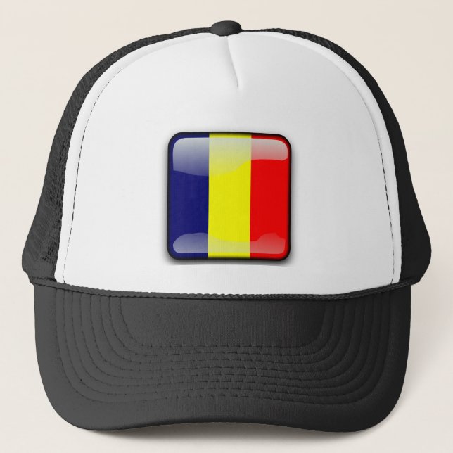 Flagge des Tschad Truckerkappe (Vorderseite)