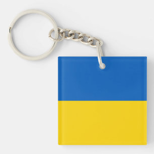 Flagge des ukrainischen Schlüsselanhängers Schlüsselanhänger
