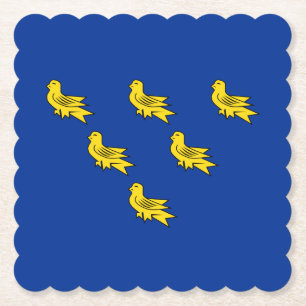Flagge des Untersetzer der Sussex Papier Co.