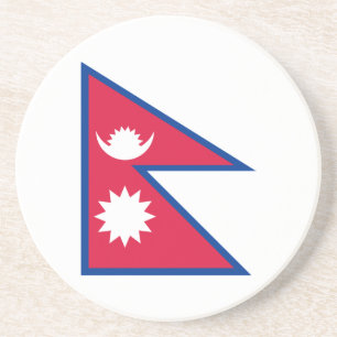 Flagge des Untersetzer Nepal