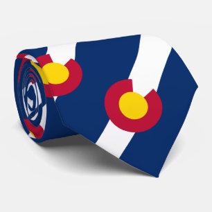 Flagge des US-Bundesstaates Colorado Krawatte