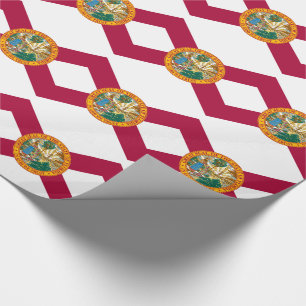 Flagge des US-Bundesstaates Florida Geschenkpapier