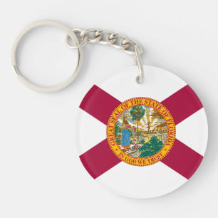 Flagge des US-Bundesstaates Florida Schlüsselanhänger