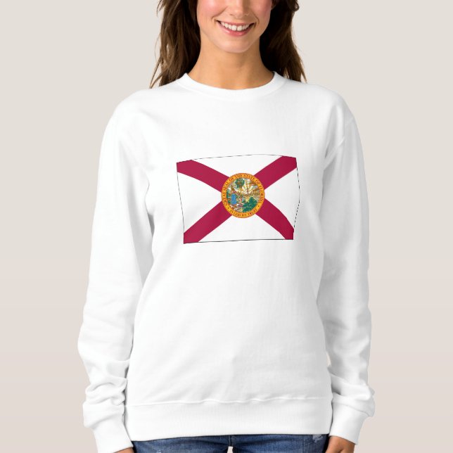Flagge des US-Bundesstaates Florida Sweatshirt (Vorderseite)