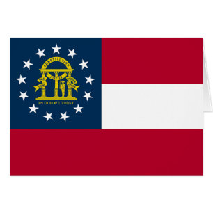 Flagge des US-Bundesstaates Georgia