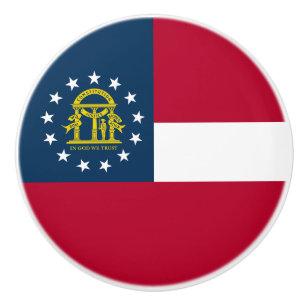 Flagge des US-Bundesstaates Georgia Keramikknauf