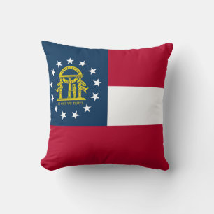 Flagge des US-Bundesstaates Georgia Kissen