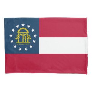 Flagge des US-Bundesstaates Georgia Kissenbezug
