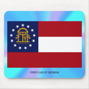 Flagge des US-Bundesstaates Georgia Mousepad