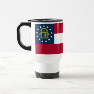 Flagge des US-Bundesstaates Georgia Reisebecher