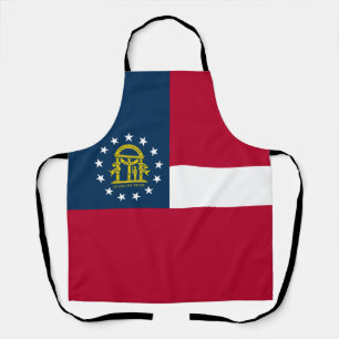 Flagge des US-Bundesstaates Georgia Schürze