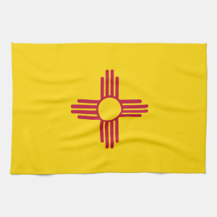 Flagge des US-Bundesstaates New Mexico Geschirrtuch