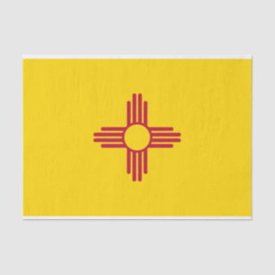 Flagge des US-Bundesstaates New Mexico Seidenpapier