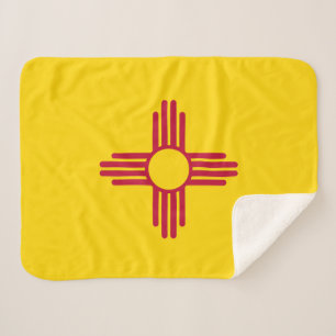 Flagge des US-Bundesstaates New Mexico Sherpadecke