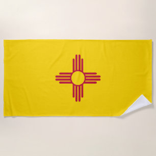 Flagge des US-Bundesstaates New Mexico Strandtuch