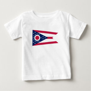 Flagge des US-Bundesstaates Ohio Baby T-shirt