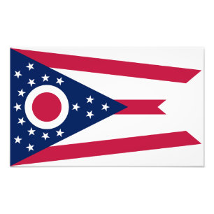 Flagge des US-Bundesstaates Ohio Fotodruck