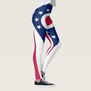 Flagge des US-Bundesstaates Ohio Leggings