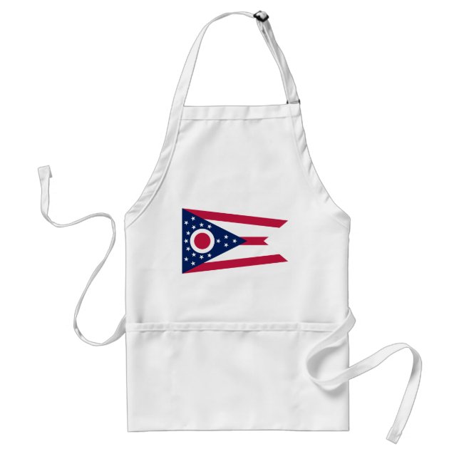 Flagge des US-Bundesstaates Ohio Schürze (Vorne)
