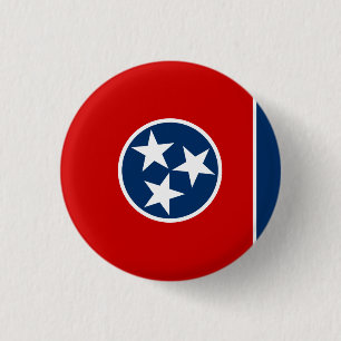 Flagge des US-Bundesstaates Tennessee Button