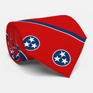 Flagge des US-Bundesstaates Tennessee Krawatte