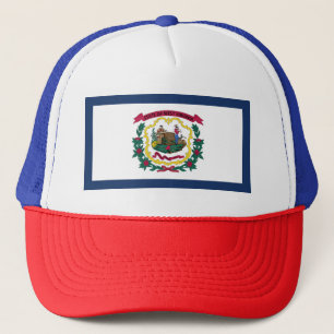 Flagge des US-Bundesstaates West Virginia Truckerkappe